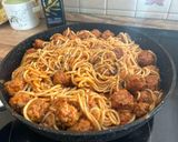 Húsgombóc Spagetti recept fázis 4 fotója