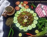 A picture of step 7 of Aachari Moong Masala.