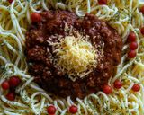 Foto del paso 9 de la receta: Espaguettis a la bolognesa con morcilla!