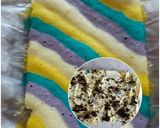 Foto langkah ke 6 dari resep Roti gulung rainbow kukus.
