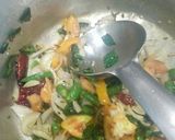 A picture of step 7 of Vegetable Upma with Sambhar.