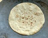 A picture of step 6 of Phulka Roti and Ajwain Roti.