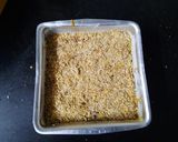 A picture of step 6 of Wheat Jaggery cake twist with sesame seed.