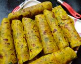 हरी मेथी के थेपले(hari methi thepla recipe in hindi) रेसिपी चरण 4 फोटो