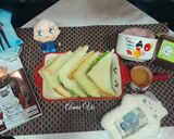Hình bước làm 4 của món Món bánh sandwich trong truyện Conan