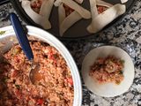 Empanadas veganas de soja texturizada