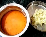 A picture of step 2 of Bottle gourd adai.
