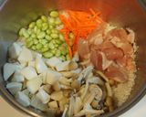 夏日綠竹筍雞肉炊飯的食譜步驟2照片