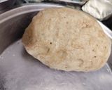 A picture of step 2 of Dal Baati Churma.