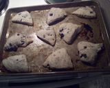 A picture of step 8 of Blueberry scones.