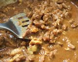 A picture of step 7 of Mutton chukka.