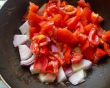 A picture of step 4 of Butter Chicken.