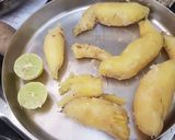 A picture of step 4 of Shakarkandi chaat.