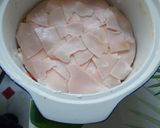 Rakott csirkemell cukkinivel, sonkával recept fázis 10 fotója