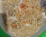 Foto langkah ke 5 dari resep Baso aci kuah dengan mie rebus.