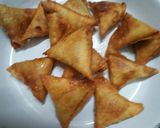 A picture of step 6 of Beef samose😃😃.