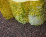 A picture of step 1 of Pumbkin ki sabji.