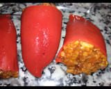 Foto del paso 3 de la receta: Pimientos rellenos de arroz y quinoa🍴