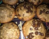 Foto del paso 3 de la receta: Muffins de banana, avena, nueces y chips de chocolate