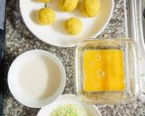 Hình bước làm 4 của món Bánh khoai lang chiên nhân thịt