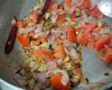 A picture of step 3 of Punjabi Palak Sarson Ka Saag.