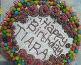 Foto langkah ke 7 dari resep Kue Ulang Tahun Pemula Coklat.