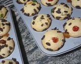 A picture of step 6 of Chocolate mixed fruits muffins.