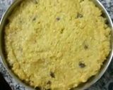 A picture of step 8 of Cauliflower kesariya Burfi.