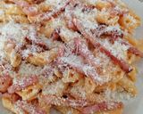 Foto del paso 8 de la receta Macarrones con bacon y salsa aurora