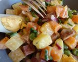 Une image de l'étape 1 de Salade russe.