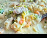 Une image de l'étape 6 de Gratin de la mer aux légumes fleurettes.