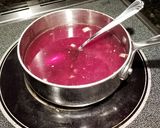 A picture of step 2 of Cherry-Port Sauce.