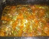 Foto del paso 12 de la receta: Niños envueltos en acelga con carne al horno