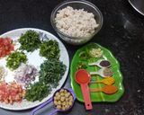 फोडणीचा  भात (  व्हेजिटेबल ब्राऊन राईस) (vegetable brown rice recipe in marathi) रेसिपी स्टेप 1 फोटो 