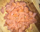 Une image de l'étape 2 de Pâtes au saumon.