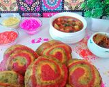 कलरफुल पूरी colourful Puri रेसिपी चरण 6 फोटो