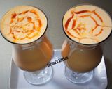 A picture of step 2 of Mango milkshake.