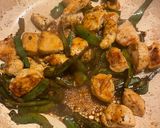 A picture of step 3 of Chicken & Peppers.