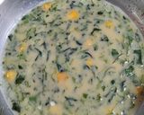 A picture of step 4 of Spinach Corn Muffins.