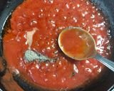 A picture of step 2 of Chicken tikka creamy cheesy macaroni/indo Italian style.