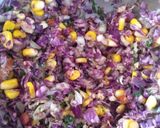 A picture of step 3 of Purple Cabbage Corn Chaat.