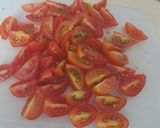 Foto del paso 2 de la receta: Ensalada de garbanzos con aceitunas
