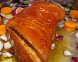 A picture of step 5 of My honey,mustard and maple syrup glazed ham.