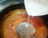 A picture of step 7 of Chikan manchurian with fried rice.