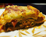 Foto del paso 4 de la receta: Lasaña de verduras y bacon con bechamel de albahaca y mucho queso 🧀 🌿 🤪🤪🌿🧀