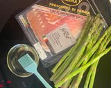 A picture of step 1 of Asparagus & Parma Ham.