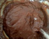 A picture of step 3 of Simple chocolate vanilla cake.