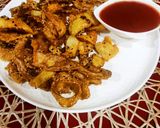 A picture of step 5 of Crispy Potatoes Peels in Bengali Style.