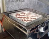 Foto langkah ke 5 dari resep Roll cake brownies batik.