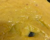 A picture of step 2 of Mango coconut ladoo with condensed milk.